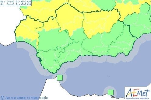 Nivel amarillo por lluvias y tormentas para este domingo