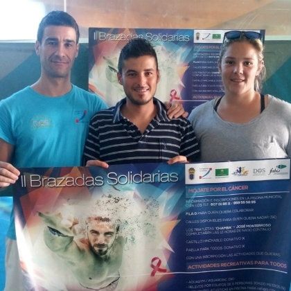‘Brazadas Solidarias’ contra el cáncer en Valverde