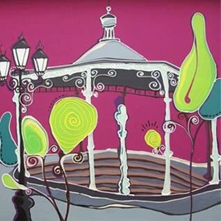 El joven artista Basilio García expone sus pinturas acrílicas en La Antilla