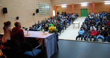 Los internos de la prisión disfrutaron con la proyección 'Zanahoria'