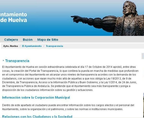 El Ayuntamiento de Huelva gasta 420.000 euros al año en tenencias de Alcaldía