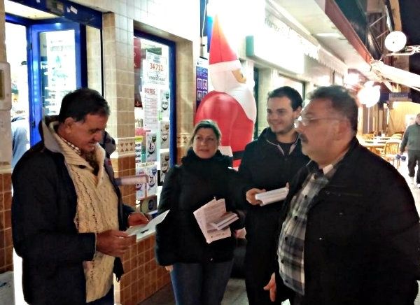 La Asamblea Local de IU en Punta Umbría desarrolla una campaña de apoyo del pequeño y mediano comercio
