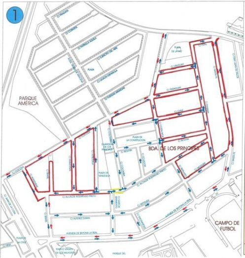 Las obras en la Barriada de Los Príncipes permite arreglar 16 calles y crear 35 empleos
