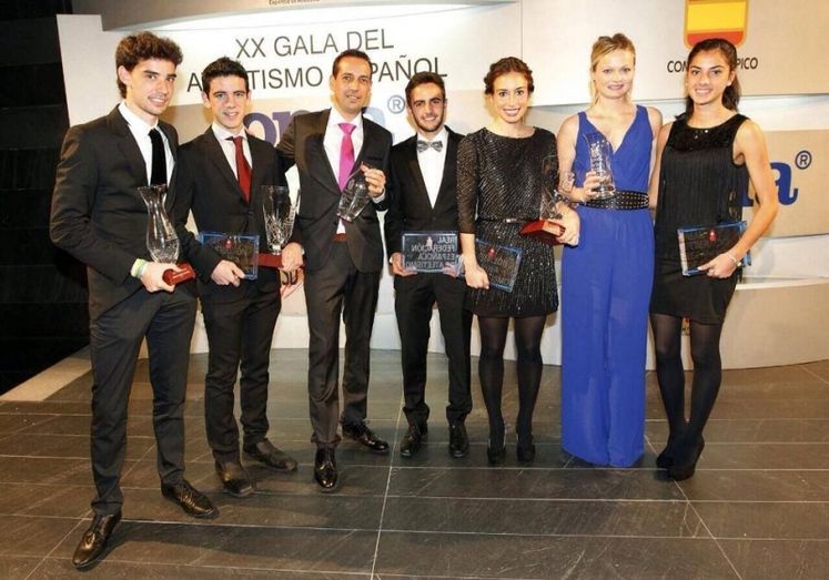 Laura García-Caro recogió su premio a mejor atleta nacional junior de 2014