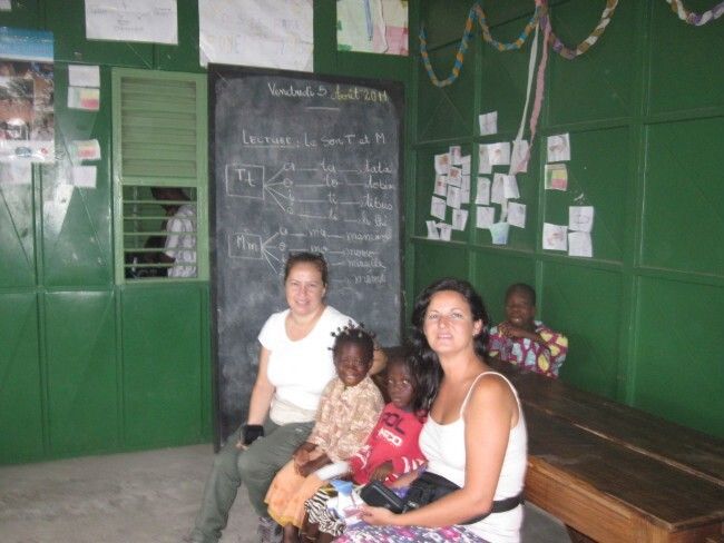 Las voluntarias del Área de Cooperación conocen de primera mano la realidad de la infancia en Benin