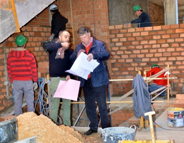 Comienzan los trabajos de tabiquería en el nuevo Ayuntamiento de Palos