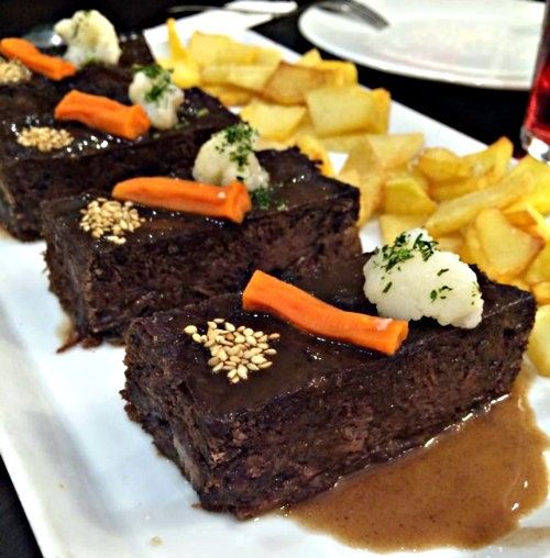 Brownie de carrilleras