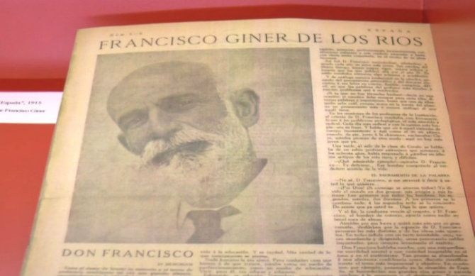 El homenaje de Juan Ramón a Giner de los Ríos, pieza protagonista de febrero