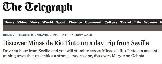 El runrún: The Daily Telegraph pasa de Huelva