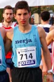 Juanjo García, Vicente García-Caro y Moisés Antonete, ante la elite del cross nacional