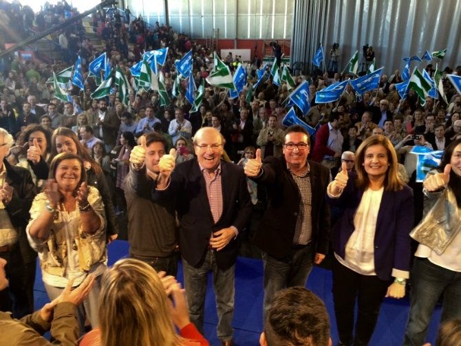 2.000 personas claman por el cambio en Andalucía en un gran acto del Día del Afiliado del PP