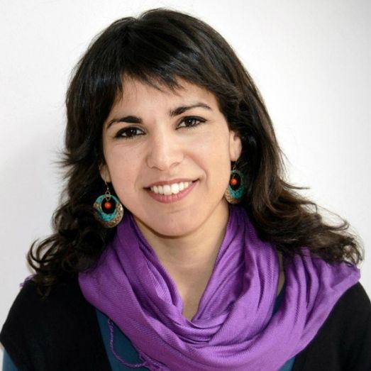 La candidata de Podemos a gobernar la Junta, este lunes en Huelva