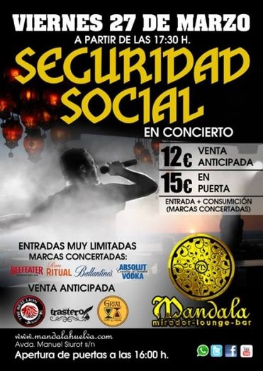 El rock ochentero de Seguridad Social llega a Huelva