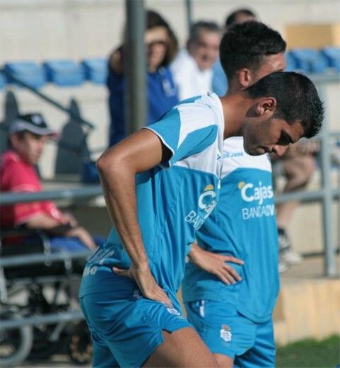 Javi Álamo supera sus molestias físicas