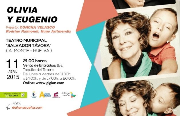 La obra 'Olivia y Eugenio', con Concha Velasco, llega este sábado al teatro Salvador Távora de Almonte