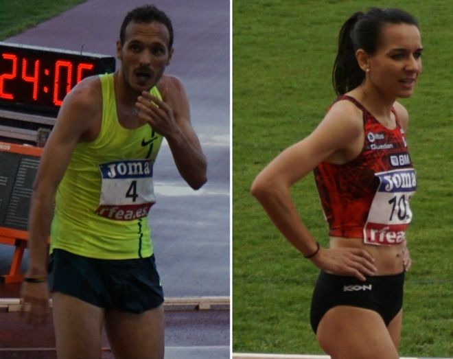 Toni Abadía y Lidia Rodríguez se coronan reyes nacionales del 10.000 en el Iberoamericano