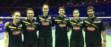La España de Carolina Marín y Pablo Abián acaba en un histórico puesto 17 la Sudirman Cup