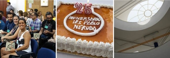 Generaciones de profesores y alumnos celebran los 25 años del Instituto Pablo Neruda