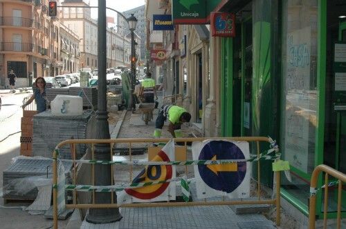 Las obras de la Plaza de La Merced estarán terminadas para la cinta