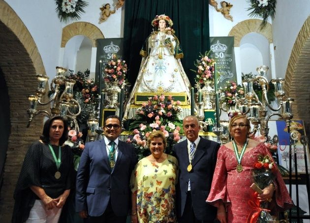 Isabel Rodríguez pregona a la Virgen de la Esperanza de La Redondela