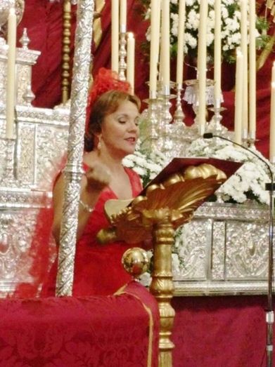 Emoción y sentimiento en el pregón de Isabel Leñero de la Romería de Clarines