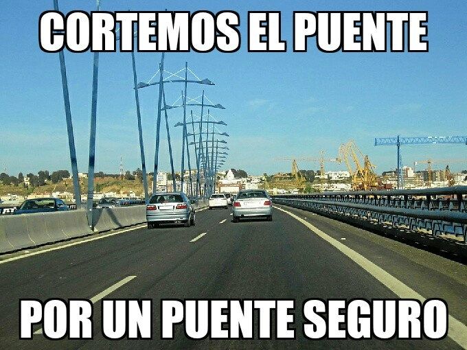 El runrún: Iniciativa para cortar el Puente del Odiel