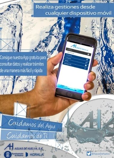 Aguas de Huelva pone en marcha una aplicación para poder realizar gestiones desde el móvil