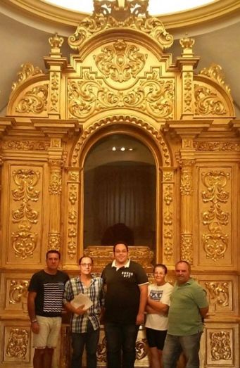 Daniel Sánchez será el encargado de restaurar el retablo y el camarín de la Virgen de los Clarines