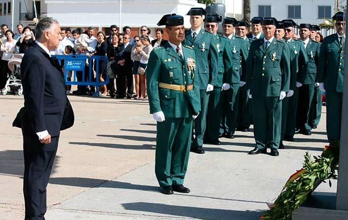La Guardia Civil traslada su tradicional desfile del 12 de octubre al centro de Huelva