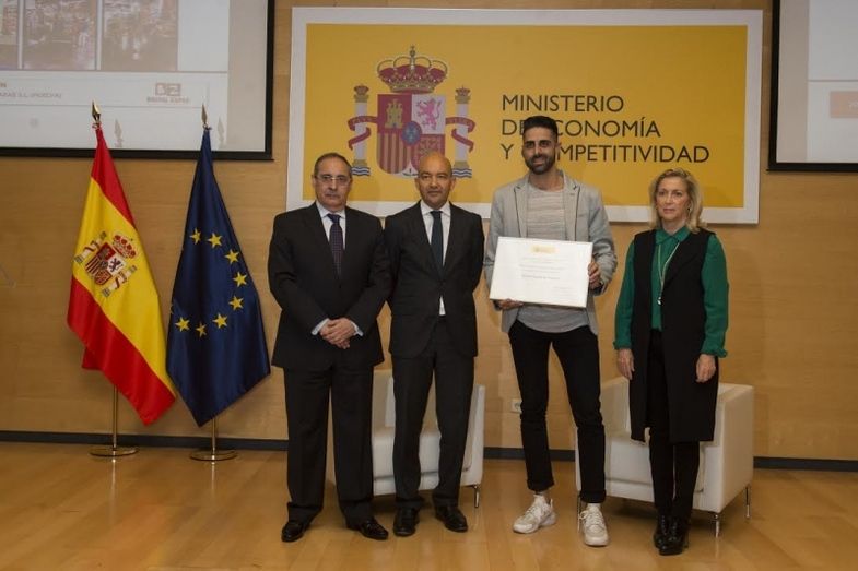 El empresario onubense Jaime Gil recibe un accésit Premio Nacional de Comercio Interior