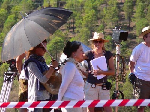 Isabella Rossellini rueda en el Parque Minero de Riotinto su última película