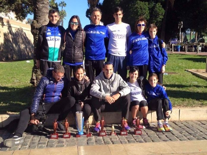 José Manuel Cortés gana el Cross de la Artillería y otros cuatro leperos suben al podio