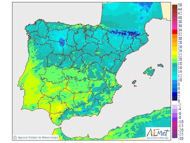 Las máximas superarán este sábado los 20ºC en Huelva