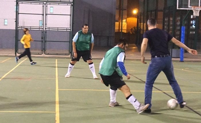 José Manuel Sierra y Julio García Mera viven con el CD Aones un encuentro de campeones