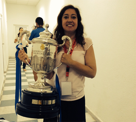 Manuela Romero califica el 2015 de 'maravilloso, inolvidable y difícil de repetir' para el Cajasol Sporting