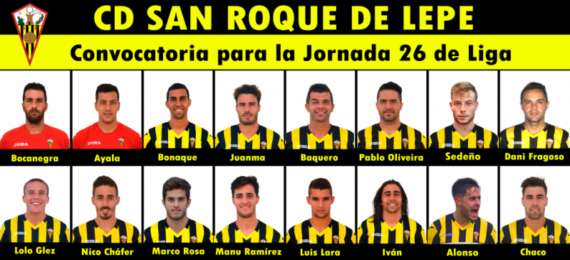 Vuelven Bonaque, Fragoso y Juanma y se cae Mena para la final ante el Melilla