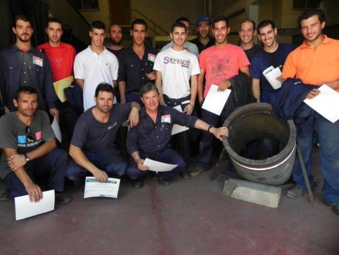 15 alumnos reciben sus diplomas del curso de Soldadura