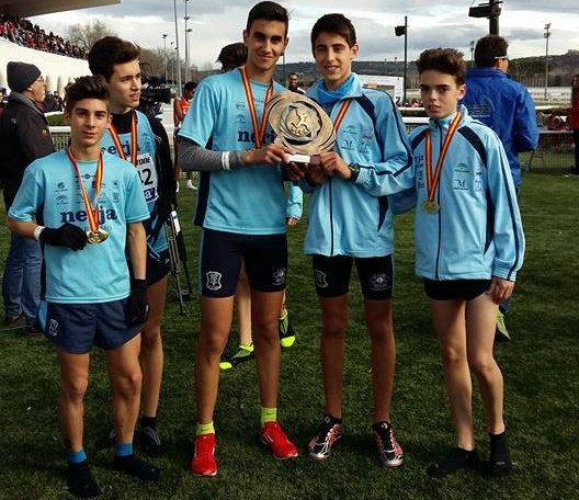 Oro en el Campeonato de España de Cross para Marcial González y Alberto Muriel con el Nerja