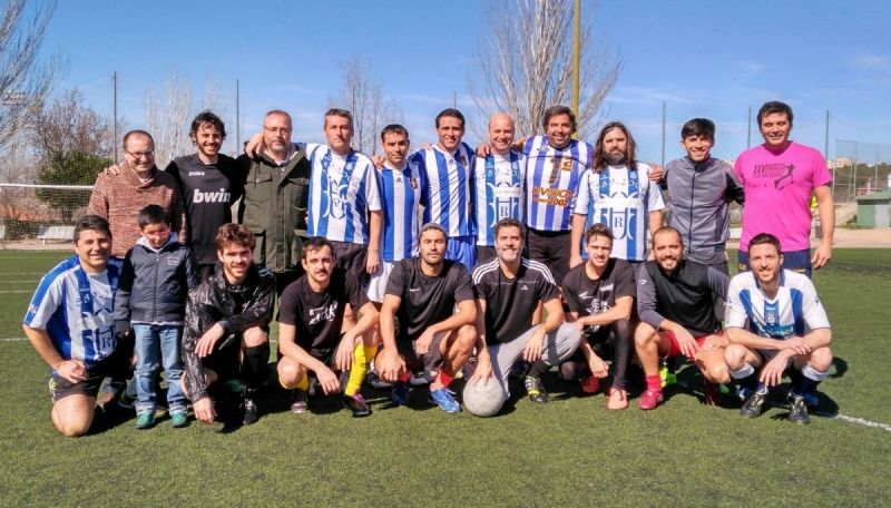 Apretado choque entre onubenses y actores de la mano de Javier Mora
