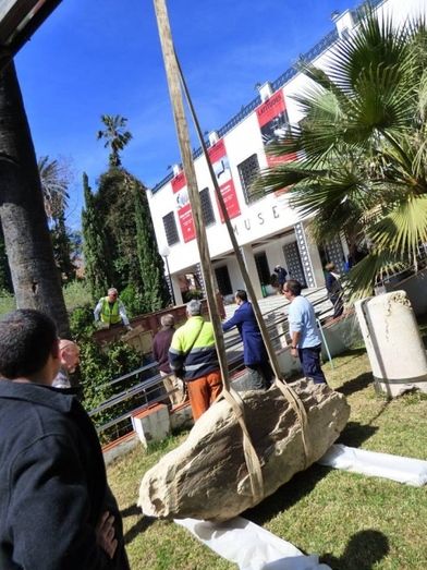 Las obras de la N-435 dejan al descubierto un nuevo yacimiento arqueológico