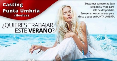 Retiran la campaña que ofrecía trabajo a 'camareras con buen cuerpo' en Punta Umbría