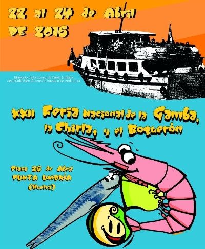 La Feria de la Gamba, la Chirla y el Boquerón estará dedicada este año a la Canoa de Punta Umbría
