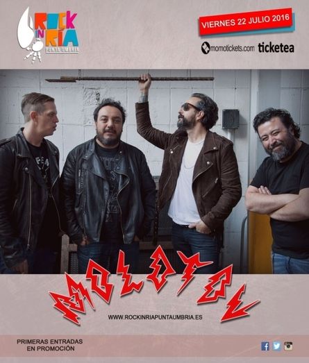 El 'Rock in Ría' de Punta Umbría confirma a Molotov como cabeza de cartel
