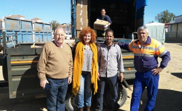 El Ayuntamiento de Aljaraque dona 500 kilos de alimentos a la Asociación de Amigos del Pueblo Saharaui