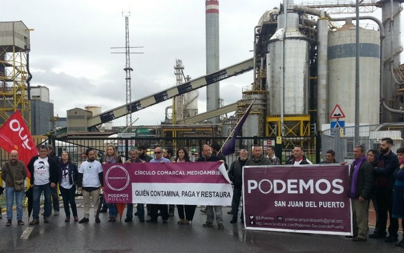Podemos reclama a Ence la restauración medioambiental del terreno afectado por su actividad
