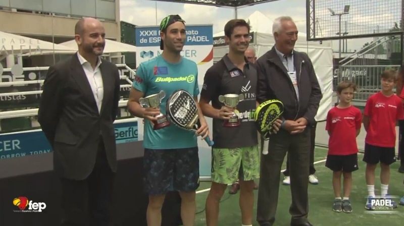 Gonzalo Rubio, de la Fundación 25 de marzo, campeón de España con Javi Ruiz