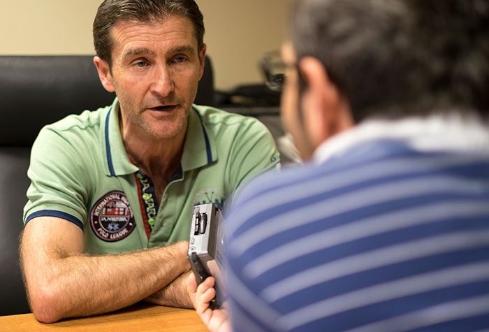 'Tenemos en cartera a todos los futbolistas que han destacado este año en el grupo IV de Segunda B'