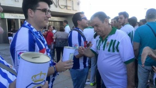 Las aficiones del Recre y el Córdoba volvieron a jurarse amor eterno