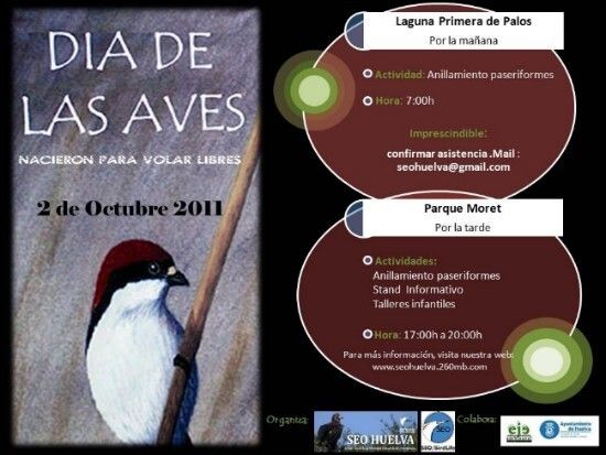 El Parque Moret acoge este domingo las actividades del Día de las Aves