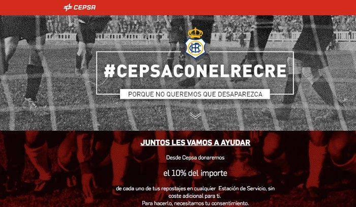 Cepsa donará un 10% de los repostajes que hagan los clientes registrados con su tarjeta de puntos